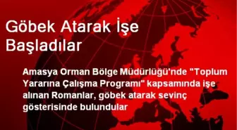 Göbek Atarak İşe Başladılar