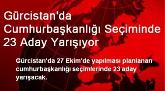 Gürcistan'da Cumhurbaşkanlığı Seçiminde 23 Aday Yarışıyor