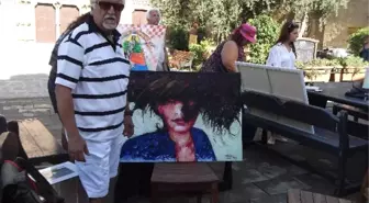 Ressam Akan, Kuzey Kıbrıs Sanat Çalıştayına Katıldı