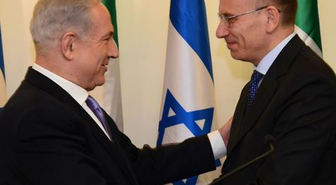 İtalya Başbakanı Letta, Mevkidaşı Netanyahu'yu Ağırladı