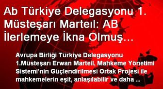 Ab Türkiye Delegasyonu 1. Müsteşarı Marteıl: AB İlerlemeye İkna Olmuş Durumda