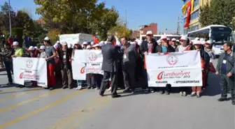 Afyonkarahisar'da Cumhuriyet Eğitim Gezileri Karşılama Töreni