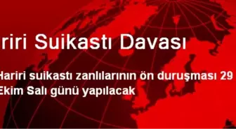 Lübnan Eski Başbakanı Suikastının Zanlıları Yargılanacak