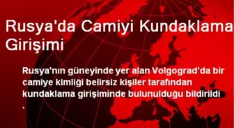 Rusya'da Camiyi Kundaklama Girişimi