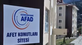 Gümüşhane'de Afetzedeler Konut Kuralarını Çekti