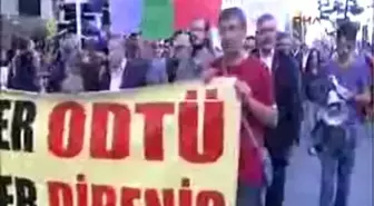 Antalya'da ODTÜ Yürüyüşü Yapıldı