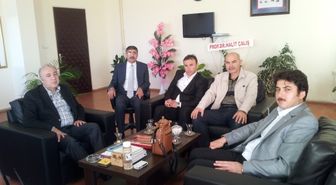 Eğitim Bir Sen, Prof. Dr.Alaattin Karaca'yı Ziyaret Etti