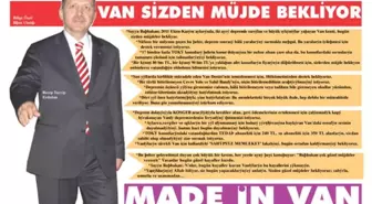 Van'daki Gazeteler Başbakan'ı Manşet Yaptı