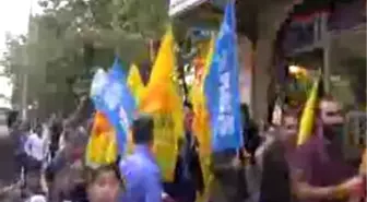 Kesk Üyeleri Sınır Hattındaki Duvarı Protesto Etti