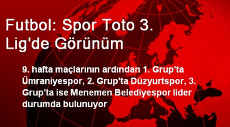 Futbol: Spor Toto 3. Lig'de Görünüm