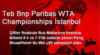 Teb Bnp Paribas WTA Championships İstanbul