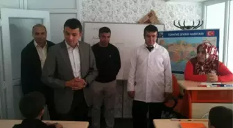 Kaymakam Keklik, Okuma Salonunu Ziyaret Etti