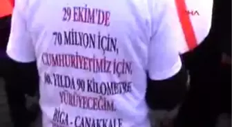 90'ıncı Yılda 90 Kilometre Yürüdü