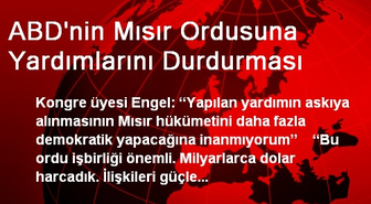 ABD'nin Mısır Ordusuna Yardımlarını Durdurması