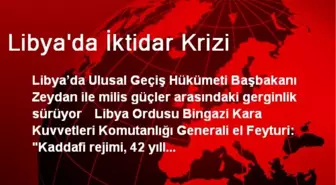 Libya'da İktidar Krizi