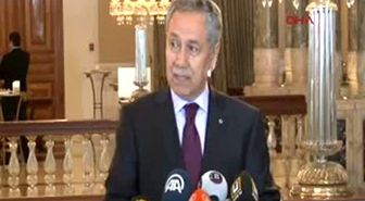 Arınç Gazetecilerin Sorularını Yanıtladı