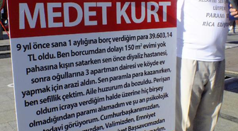 Rizeli Vatandaş Alacağını Böyle İstedi
