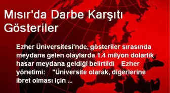 Mısır'da Darbe Karşıtı Gösteriler