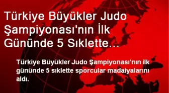 Judo Şampiyonasında Madalyalar Sahiplerini Buldu