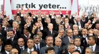 MHP Lideri Bahçeli 220 Belediye Başkan Adayını Tanıttı