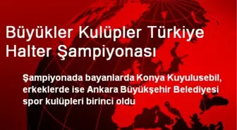 Büyükler Kulüpler Türkiye Halter Şampiyonası