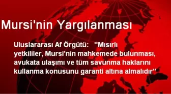 Mursi'nin Yargılanması