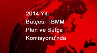 2014 Yılı Bütçesi TBMM Plan ve Bütçe Komisyonu'nda