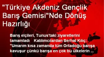 'Türkiye Akdeniz Gençlik Barış Gemisi'Nde Dönüş Hazırlığı