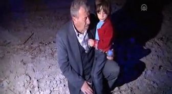 Yaralı Anne Kızını Teselli Etmeye Çalıştı