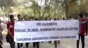 Çukurova Üniversitesi'nde Protesto Gösterisi