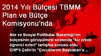 2014 Yılı Bütçesi TBMM Plan ve Bütçe Komisyonu'nda