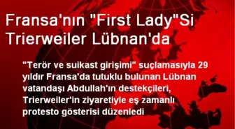 Fransa'nın 'First Lady'Si Trierweiler Lübnan'da