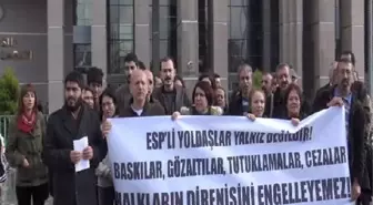 Adliye Önünde 'Gözaltı' Protestosu
