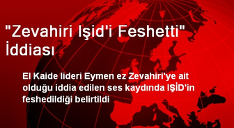'Zevahiri Işid'i Feshetti' İddiası