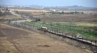 Nusaybin'in Suriye Sınırında Duvar Yapımına Tekrar Başlandı