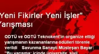 ODTÜ'nün Yaptığı Yarışmada Ödüller Sahiplerini Buldu