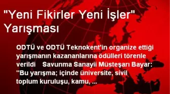 ODTÜ'nün Yaptığı Yarışmada Ödüller Sahiplerini Buldu