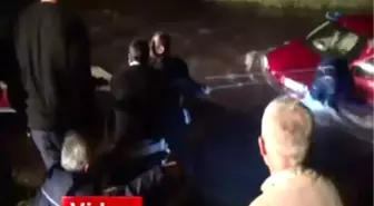 Aydın'da Alkollü Sürücü Soluğu Mergen Çayı'nda Aldı