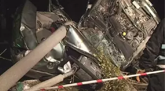 Mustafakemalpaşa'da 2 Gencin Öldüğü Kazada Can Pazarı Yaşandı