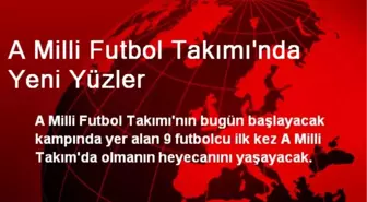 A Milli Futbol Takımı'nda Yeni Yüzler