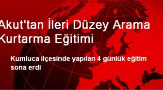 Antalya'da İleri Düzey Arama Kurtarma Eğitimi Tamamlandı
