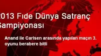 2013 Fıde Dünya Satranç Şampiyonası