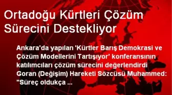 Ortadoğu Kürtleri Çözüm Sürecini Destekliyor