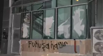 Hakkari Üniversitesi Rektörlük Binasına Molotoflu Saldırı