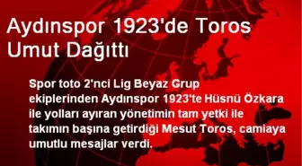 Aydınspor 1923'de Toros Umut Dağıttı