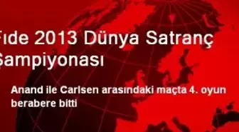 Fıde 2013 Dünya Satranç Şampiyonası