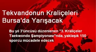 Tekvandonun Kraliçeleri Bursa'da Yarışacak