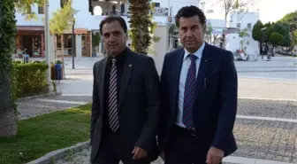 Başkan Mehmet Kocadon, Mustafa Saruhan'ı Ziyaret Etti