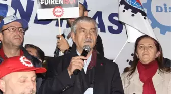 DİSK, Kocaeli'de Kıdem Tazminatı Çalışmalarına Karşı Yürüdü