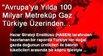 'Avrupa'ya Yılda 100 Milyar Metreküp Gaz Türkiye Üzerinden Geçebilir'